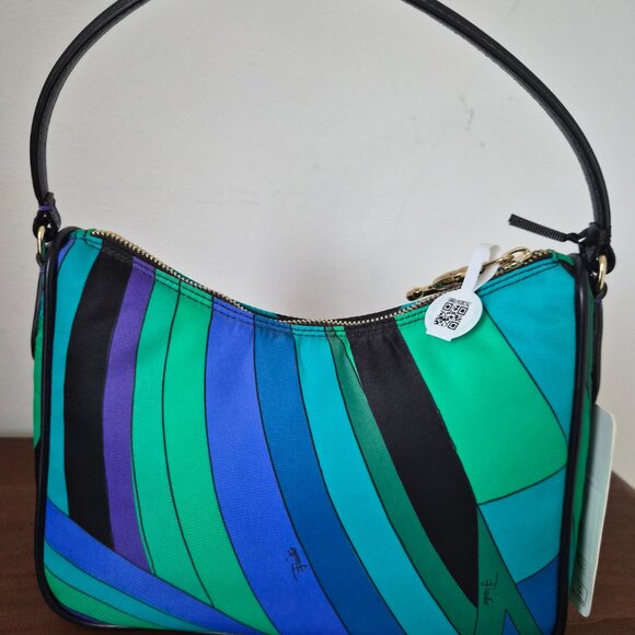 Pucci Yummy Shoulder Leather Trim Bag Multicolor - Picture 3 of 15